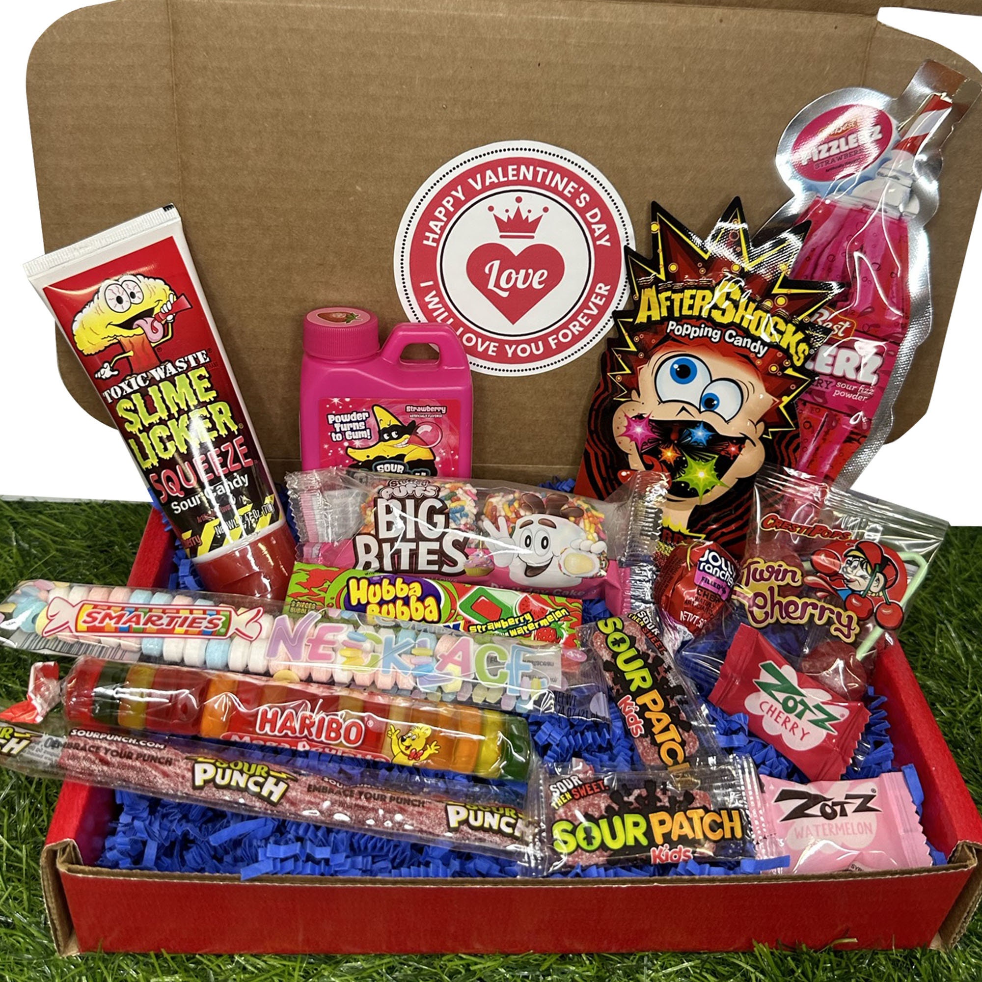 Pink and Red Candy Favorites Snack Pack | Red Candy Gift Box