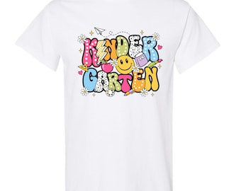 Back To School Shirt | First Day of School Tee | Kindergarten T-shirt