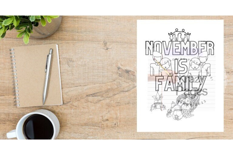 Printable PDF Coloring Page - Etsy