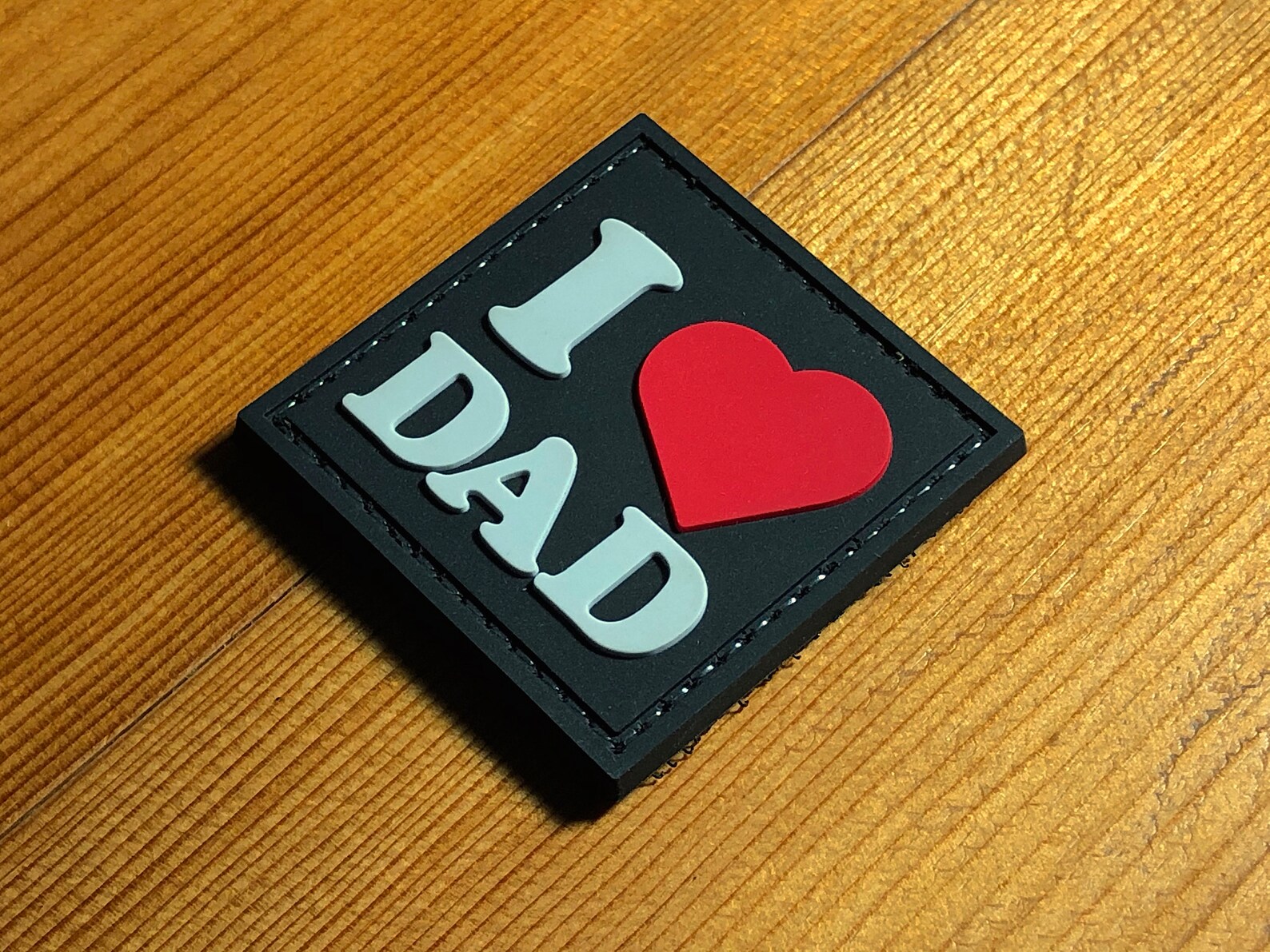 Pvc BEST DAD EVER I Love My Dad Patch Morale Tactical Uniform Etsy UK