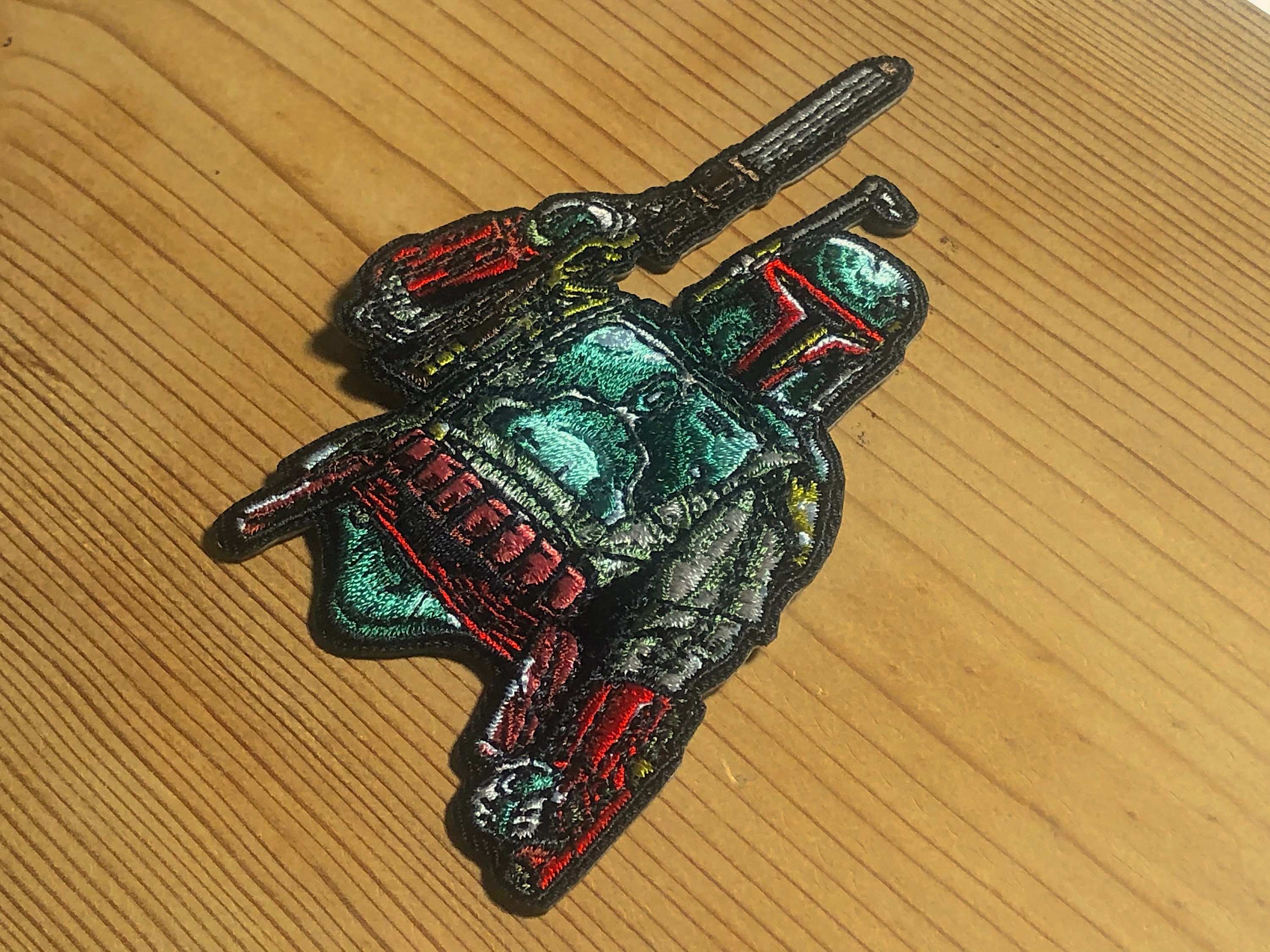 BOBA FETT Patch Morale Embroidery Hunter Starwars Card Army Etsy