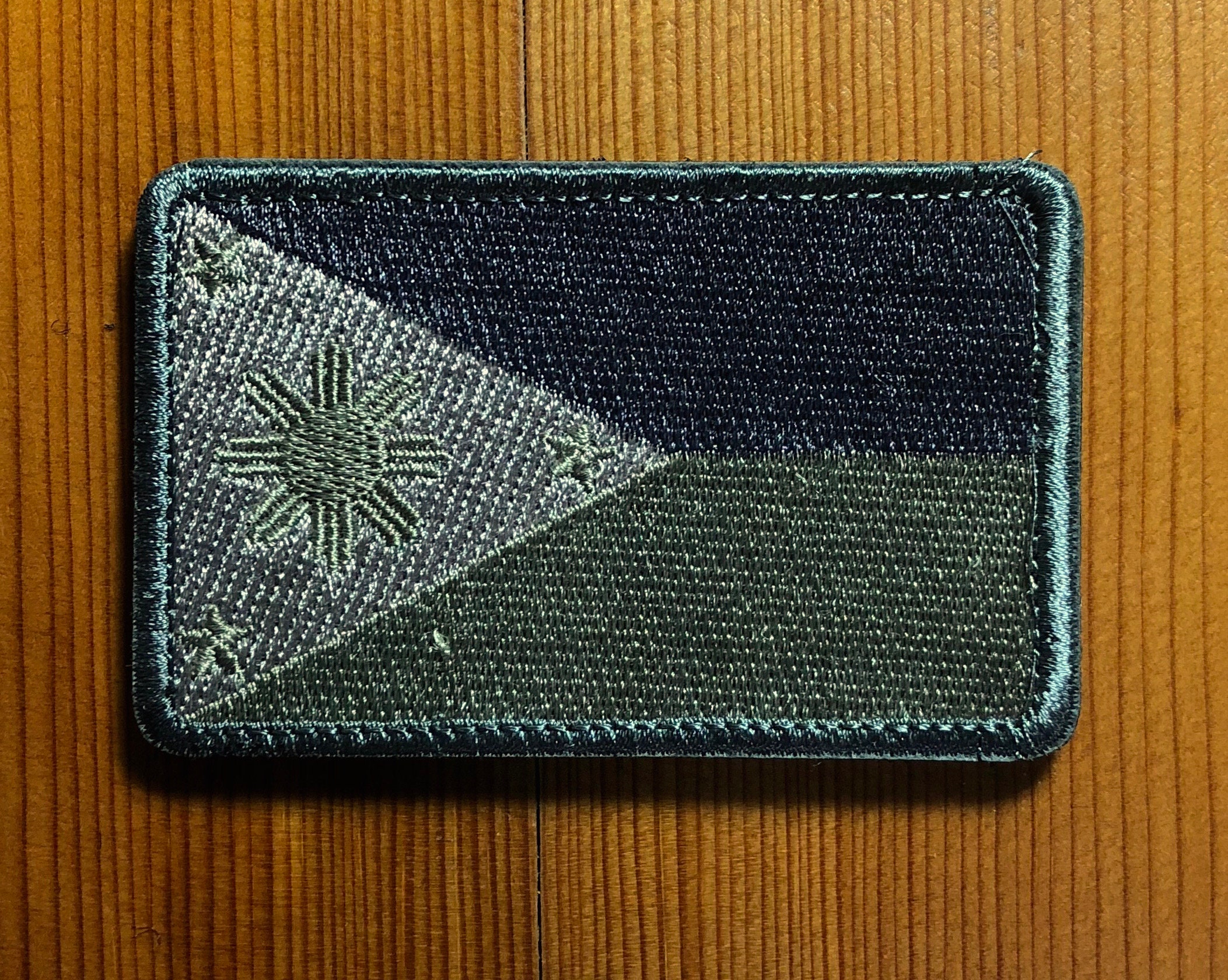 Philippines Car Accessories Flag With Embroidered Filipino