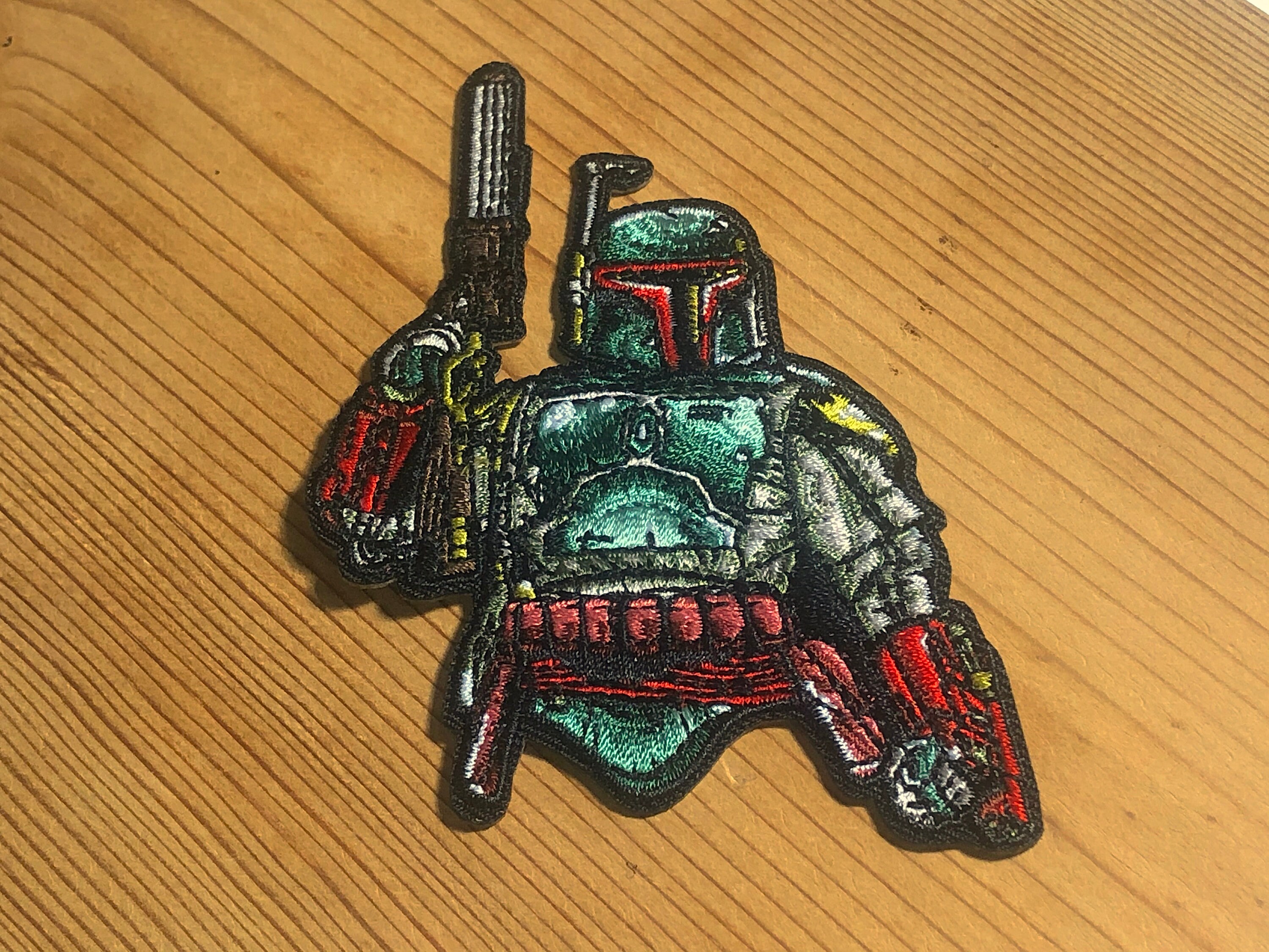 BOBA FETT Patch Morale Embroidery Hunter Starwars Card Army Etsy
