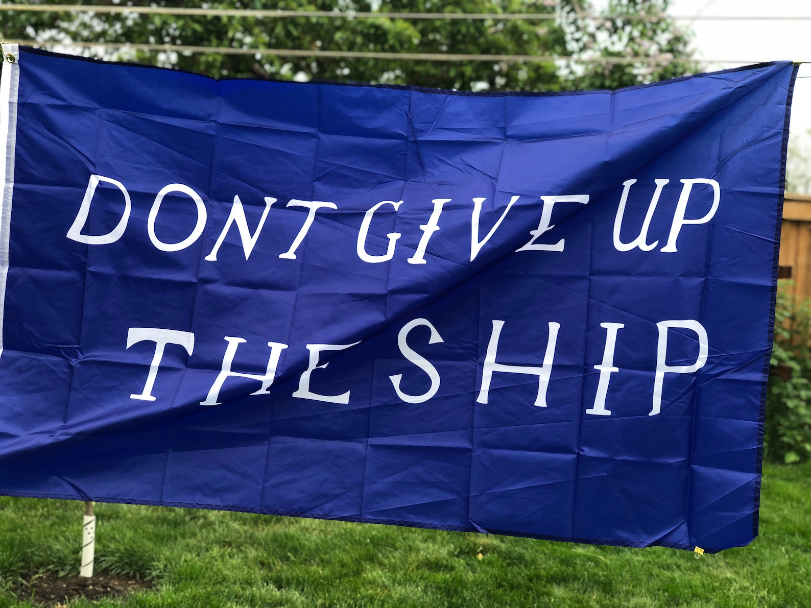 DON'T GIVE up the SHIP 5x3' Polyester Flag 150x90cm Etsy