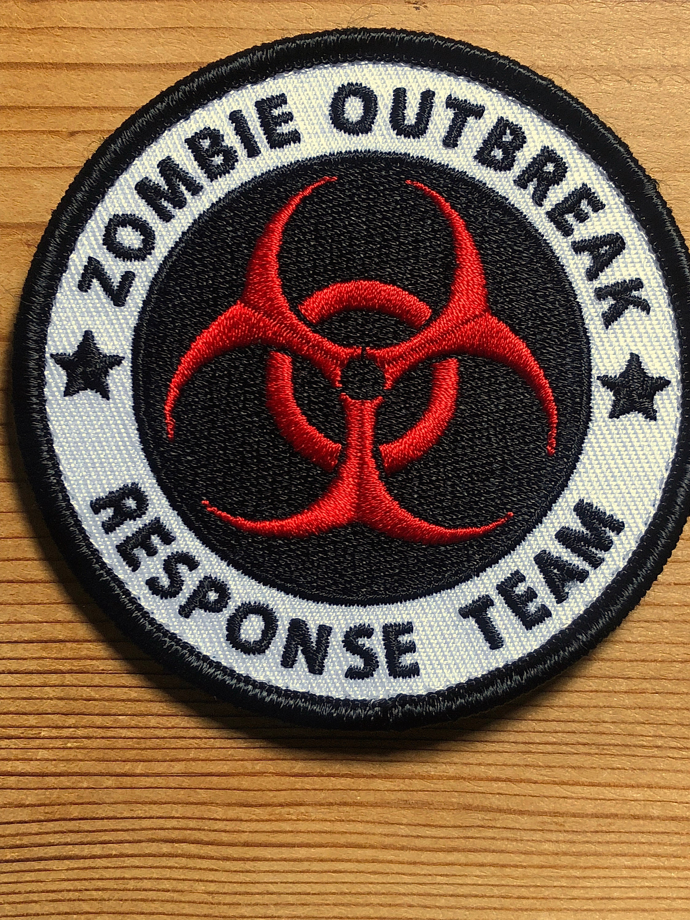 ON SALE Zombie OUTBREAK Patch Response Tactical Unit Team Morale Hook…