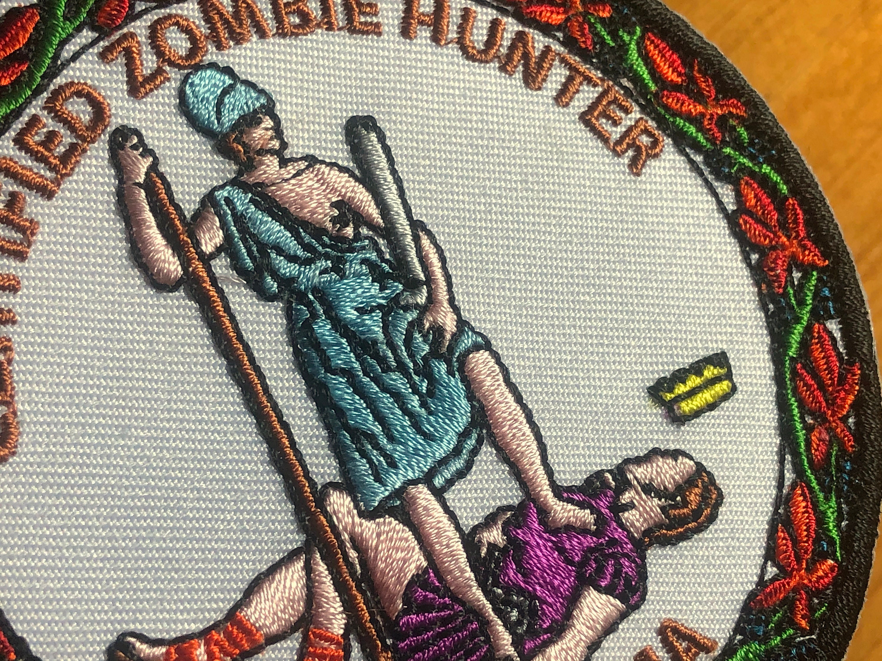 certified zombie hunter patch certified zombie hunter patch