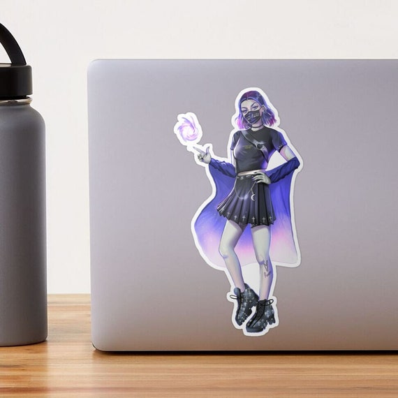 Modern Raven - Teen Titans GO Sticker - Etsy