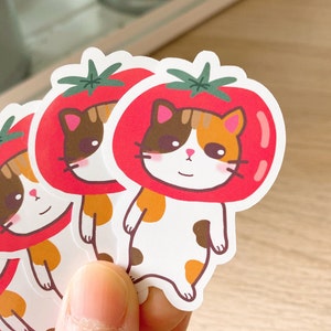 Burger Cat Sticker | Weatherproof Vinyl Sticker | Kawaii Cat | Anime  Sticker | Junk Food Sticker | Hamburger Sticker | Cute Cat Artwork