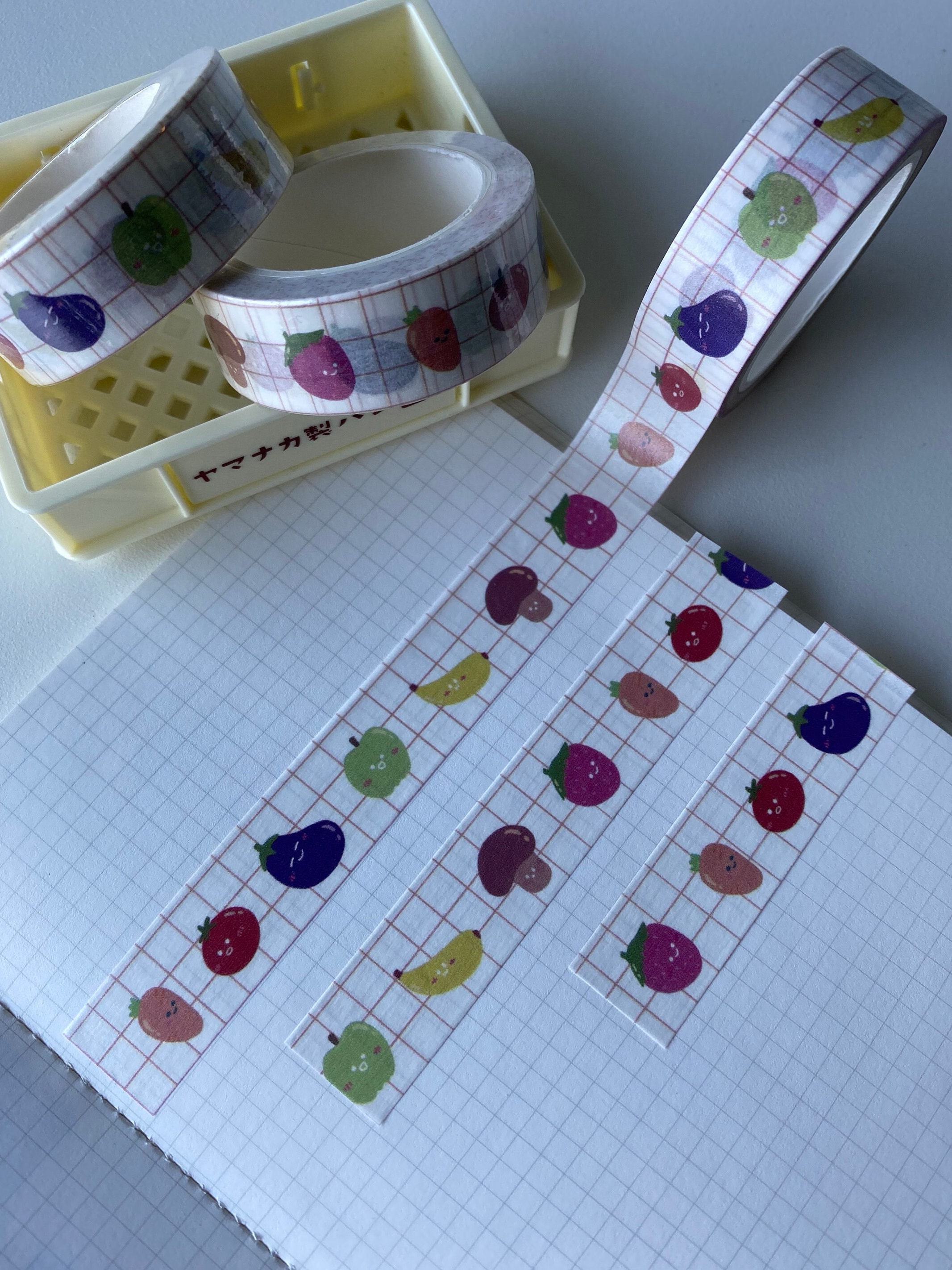 Washi Tape With Cute Fruit Design | Planner and Journal Stationary ...