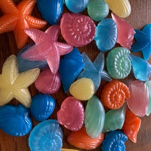 Homemade Small Seashell soap bar Set