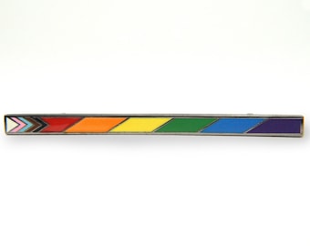 Progressive Pride Enamel Pin - Subtle LGBT Accessory