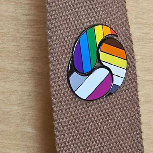 Customizable Pride 3-Pin Set UPDATED LGBT Gay Bi Lesbian Trans Ace Nonbinary ENBY Genderfluid Pan Pronoun Personalizable Rainbow