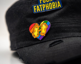 Otters Pride Animal Collection Enamel Pin Badge Rainbow LGBTQ Gift For Him/Her