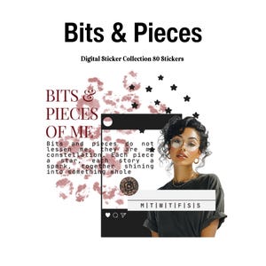 Digital Planner Stickers: Journaling & Scrapbooking - Goodnotes, Noteful, PNGs