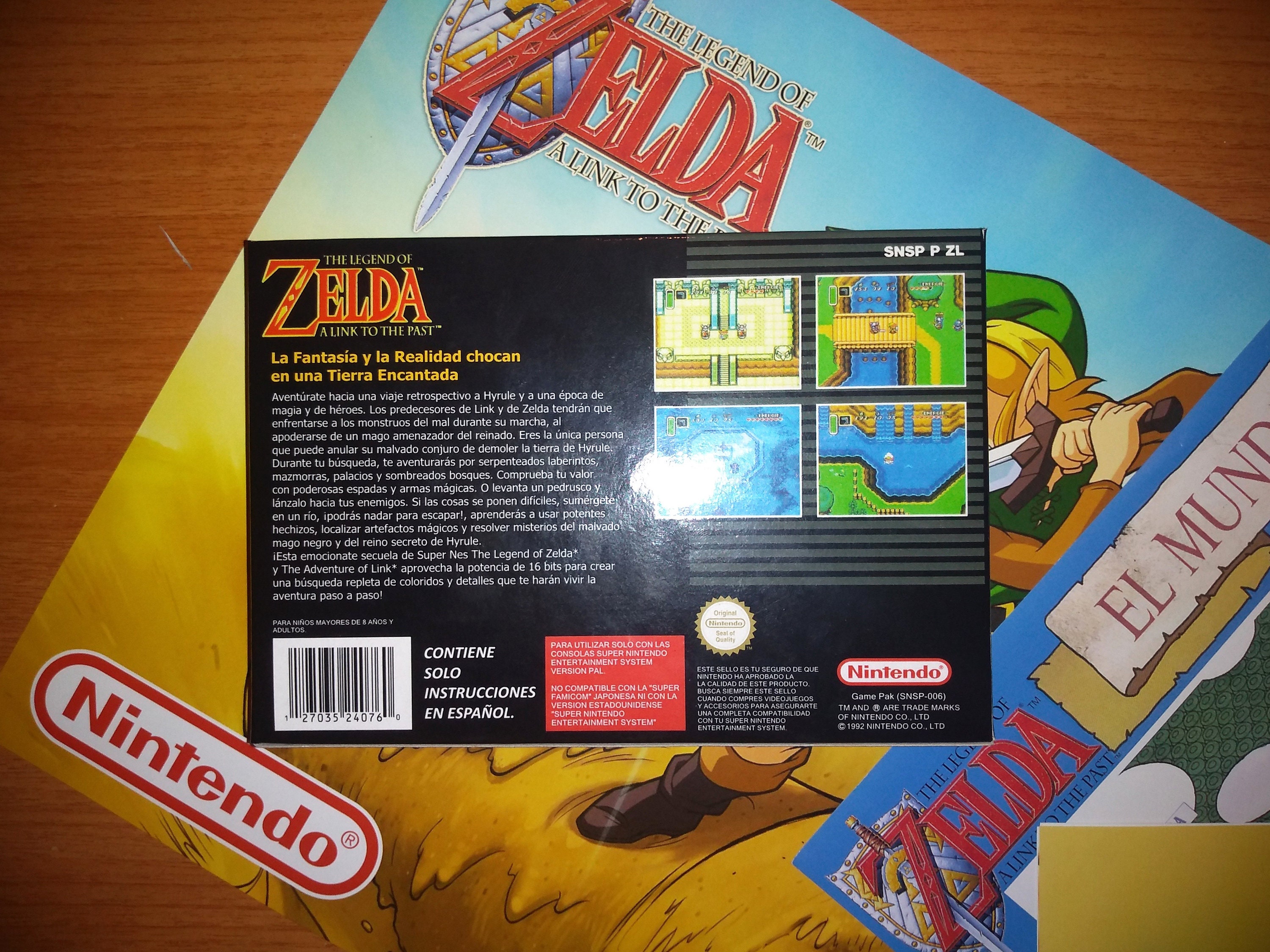 The legend of zelda a link to the past (GBA) rom Des. Español