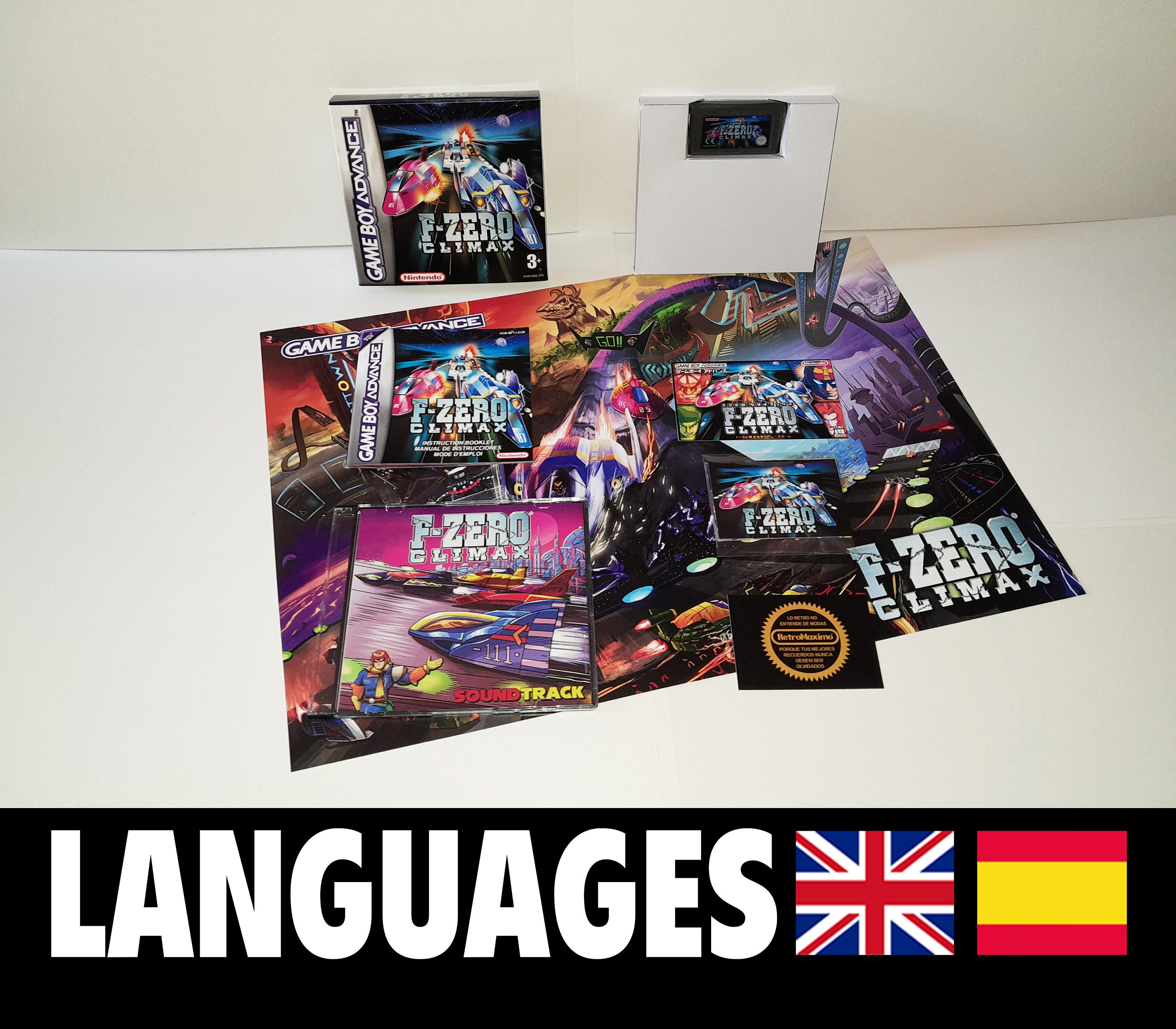 F-Zero Climax Englisch oder Spanisch Game Boy Advance GBA - Etsy.de