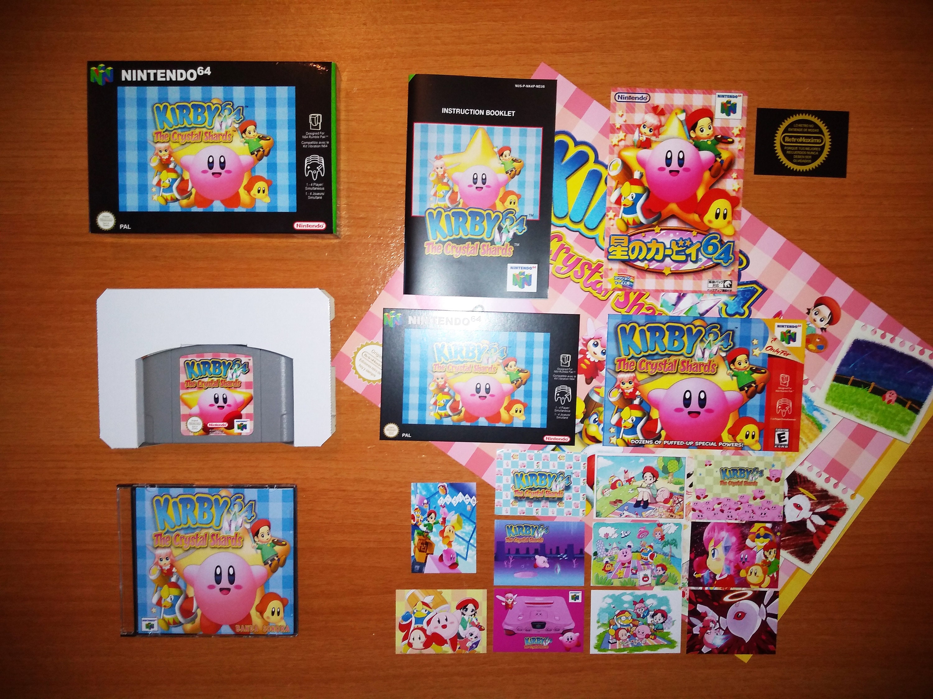 Kirby 64: The Crystal Shards Nintendo 64 N64 - Etsy España