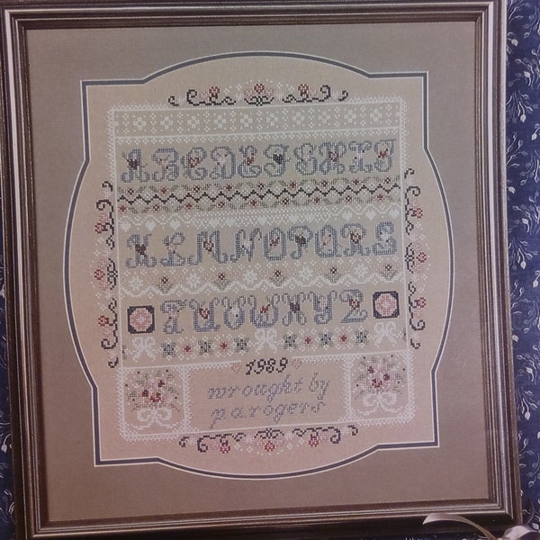 Pat Rogers Hearts and Lace Sampler Cross Stitch Pattern OOP