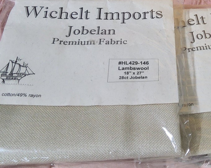 Wichelt's 28 Count Lambswool Jobelan 18 X 27 Cross Stitch Fabric Etsy