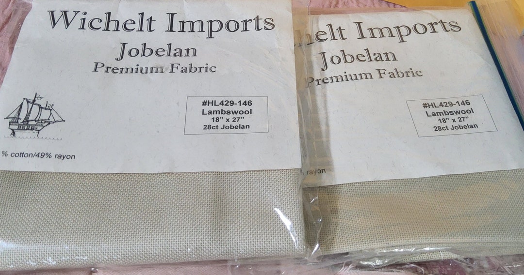 Wichelt's 28 Count Lambswool Jobelan 18 X 27 Cross Stitch Etsy