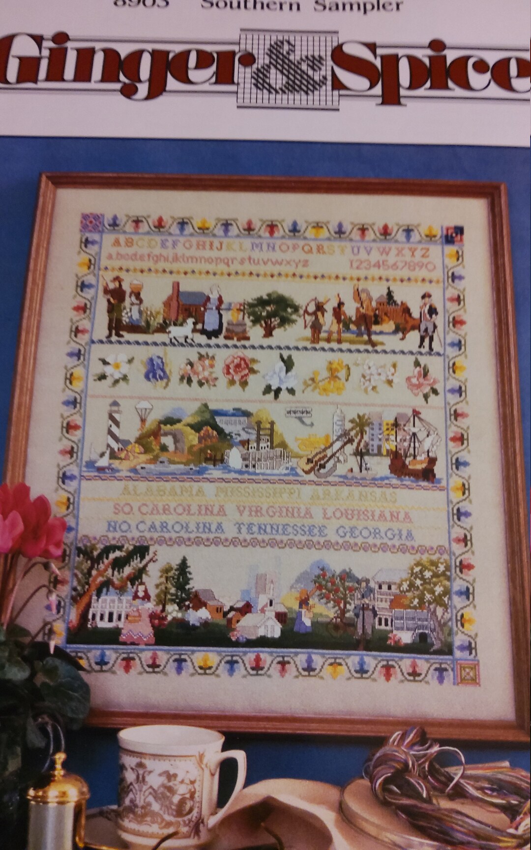 Ginger and Spice Southern Sampler by Ginger Dancull Gouger Etsy