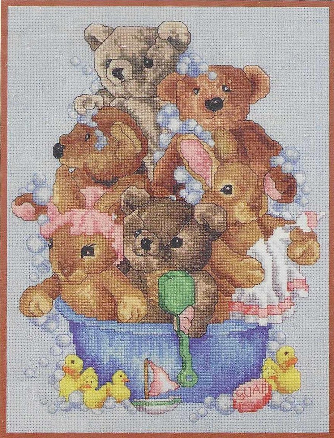 Vermillion Stitchery Good Clean Fun Cross Stitch Pattern OOP Free ...