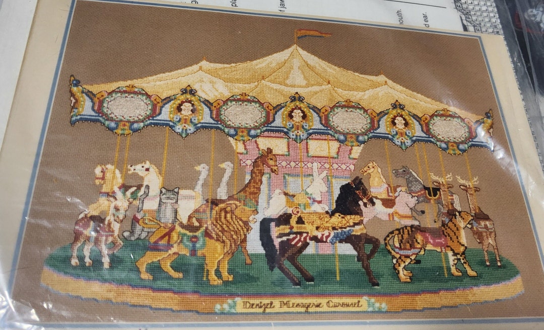 Old Lakewood Classic Carousel Collection by David Smith Cross Stitch ...