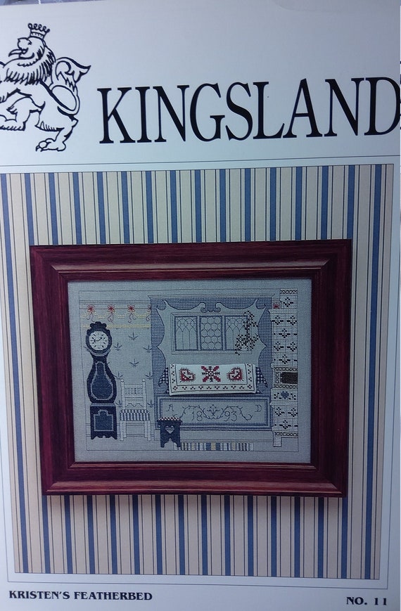 Kingsland Karisten's Featherbed Cross Stitch Pattern OOP Etsy España