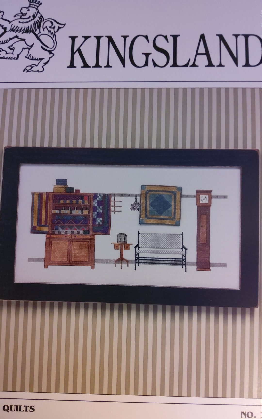 Kingsland Amish Quilts Cross Stitch Pattern OOP New Etsy