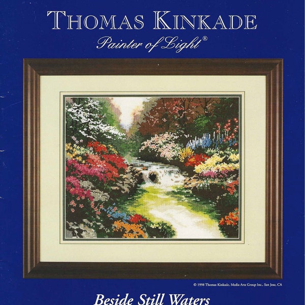 Thomas Kinkade Beside Still Waters Cross Stitch