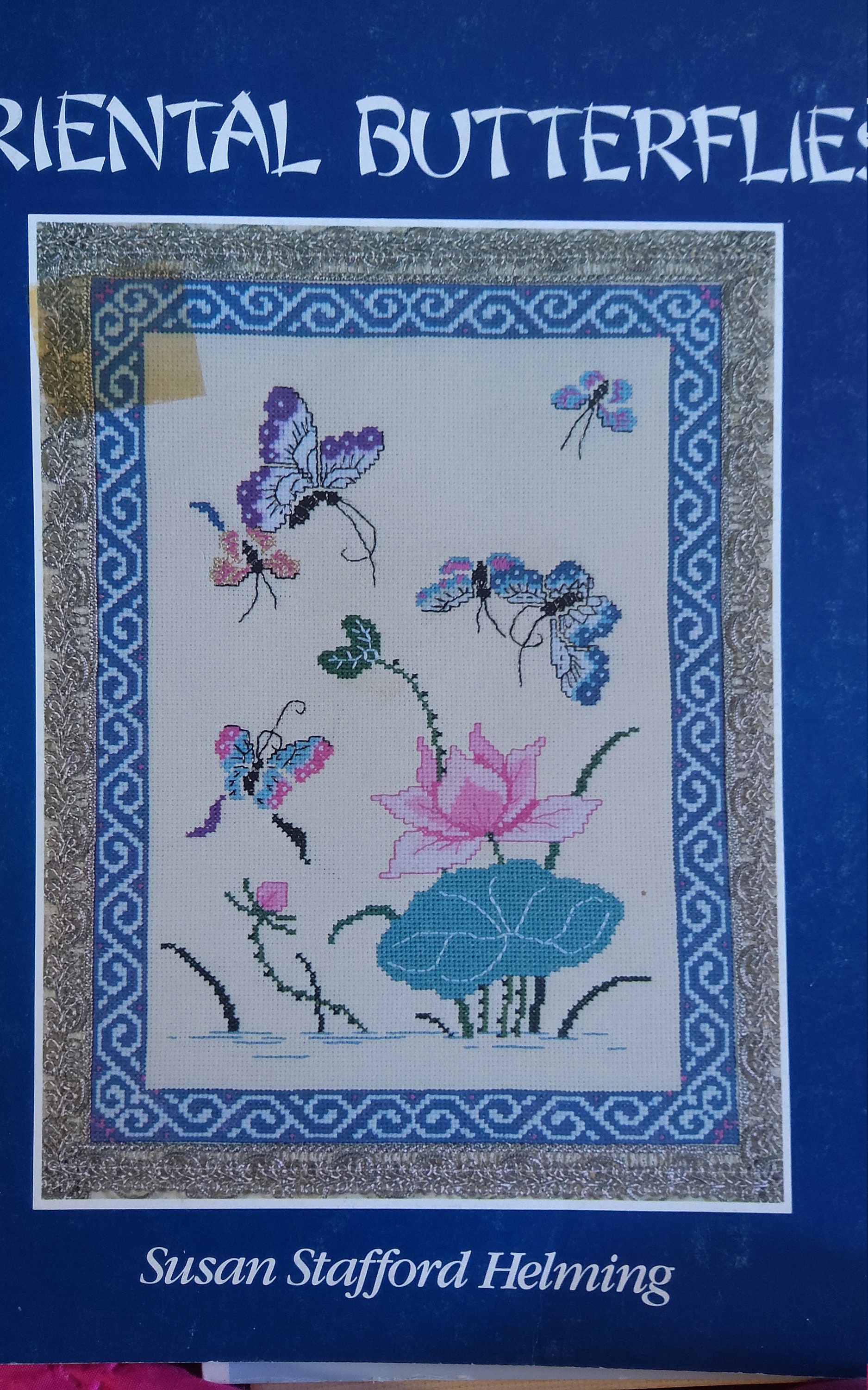 Susan Stafford Helming Oriental Butterflies Cross Stitch Pattern OOP