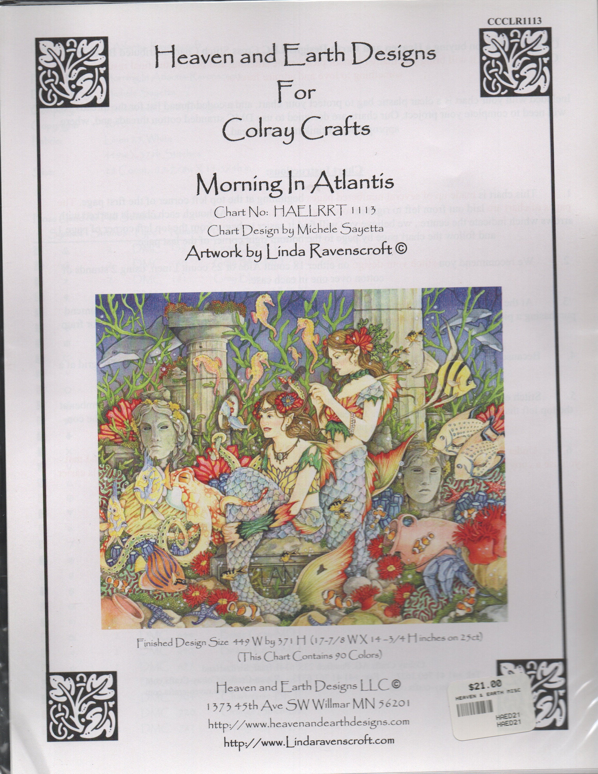Heaven And Earth Designs Heaven and Earth Designs Morning in Atlantis Artist Linda - Etsy