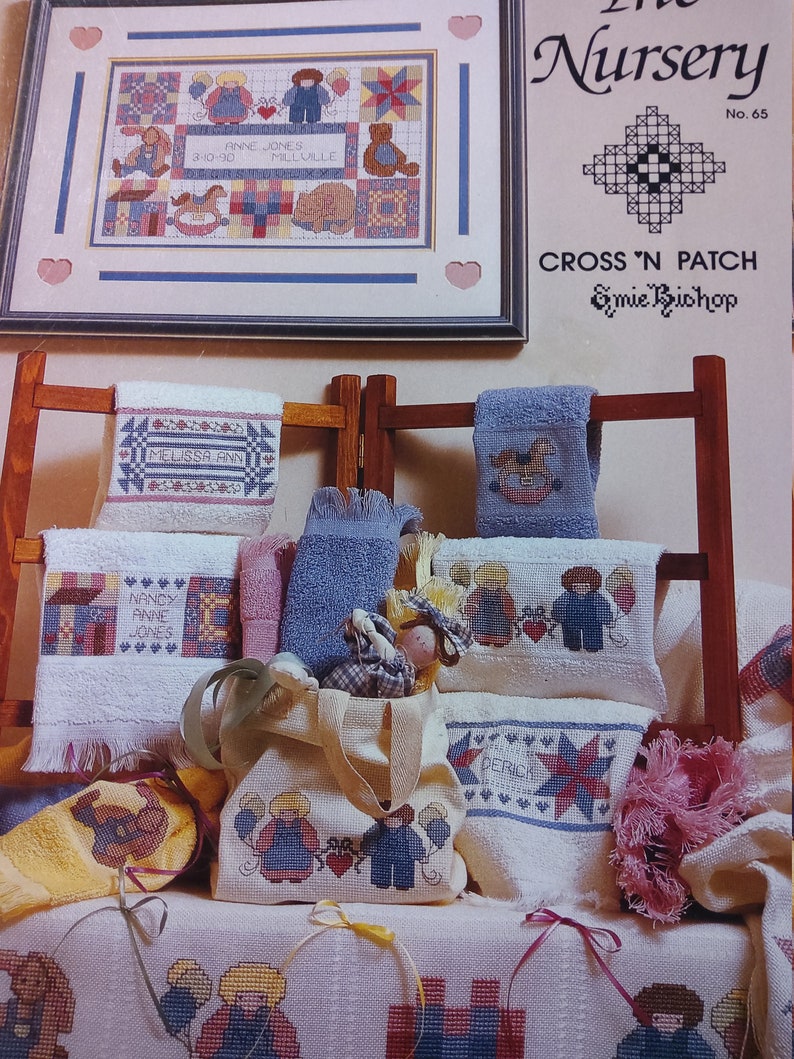 Cross N Patch The Nursery Sampler Cross Stitch by Emily Bishop