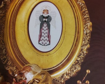 Just Nan Gloriana Angel Cross Stitch Pattern with Beads New