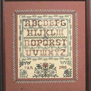 Pat Rogers Nicole's sampler kruissteek OOP-patroon moeilijk te vinden