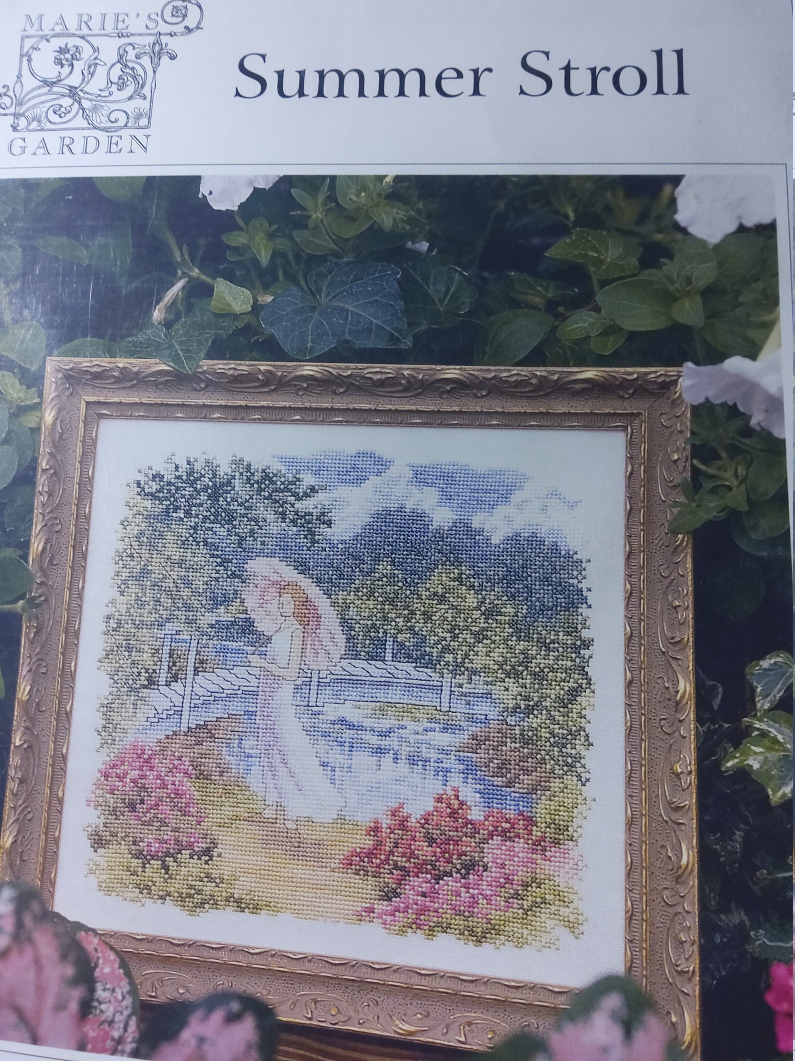 Just Cross Stitch Summer Stroll by Marie Barber Cross Stitch Etsy