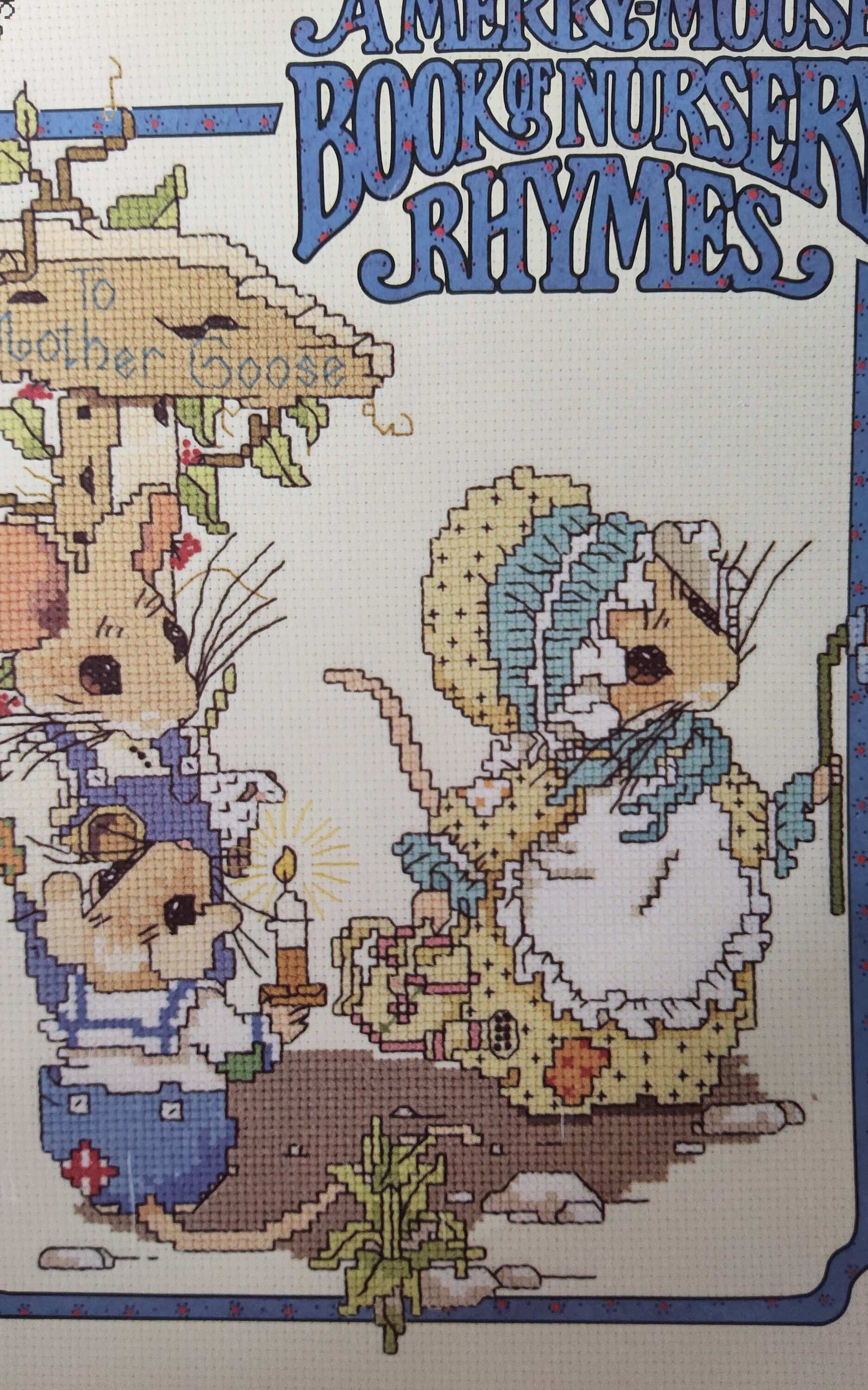 Gloria & Pat THE MERRY MOUSE BOOK OF FAVORITE POEMS Cross Stitch Pattern  Book