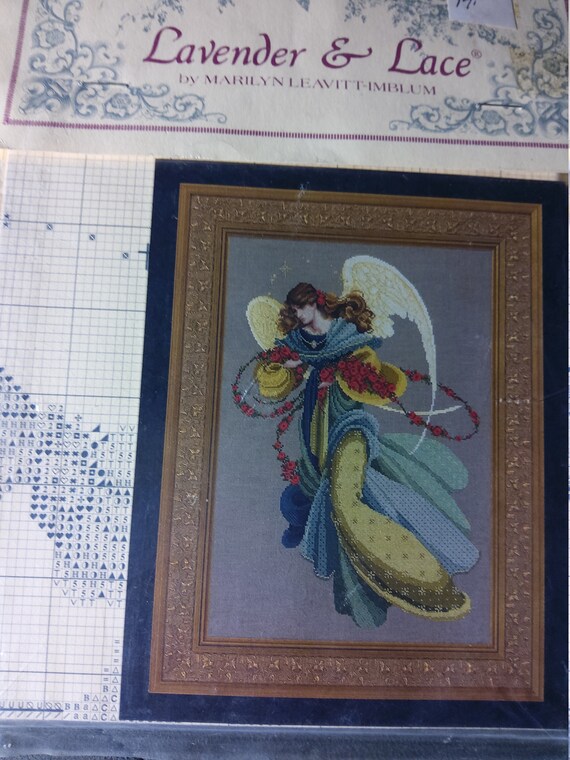 Lavender & Lace Angelica by Marilyn Leavitt-imblum Cross - Etsy