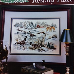 Ulotka do haftu krzyżykowego Stoney Creek Nature's Resting Place 29 OOP