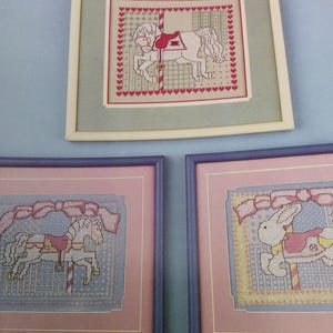 Verkauf Jeanette Crews Patchwork Karussell Kreuzstichbuch 45 OOP