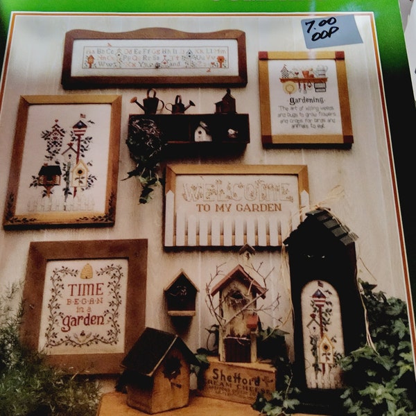 Sue Hillis The Picket Fence Company Cross Stitch Book OOP New