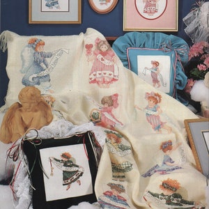 Alma Lynne Designs The Angel Monthly Cross Stitch Book OOP