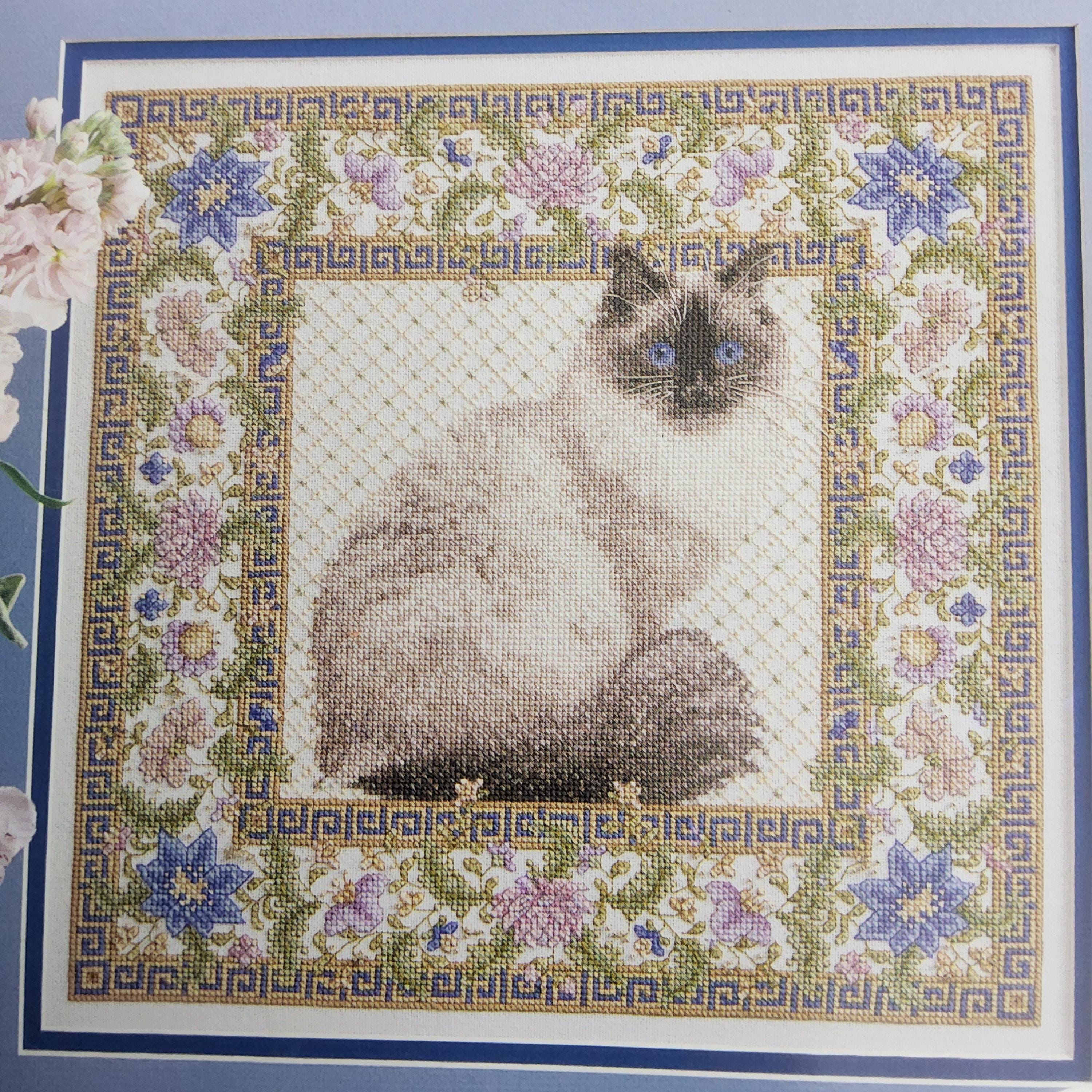 Teresa Wentzler's Tapestry Cat Cross Stitch Pattern OOP - Etsy