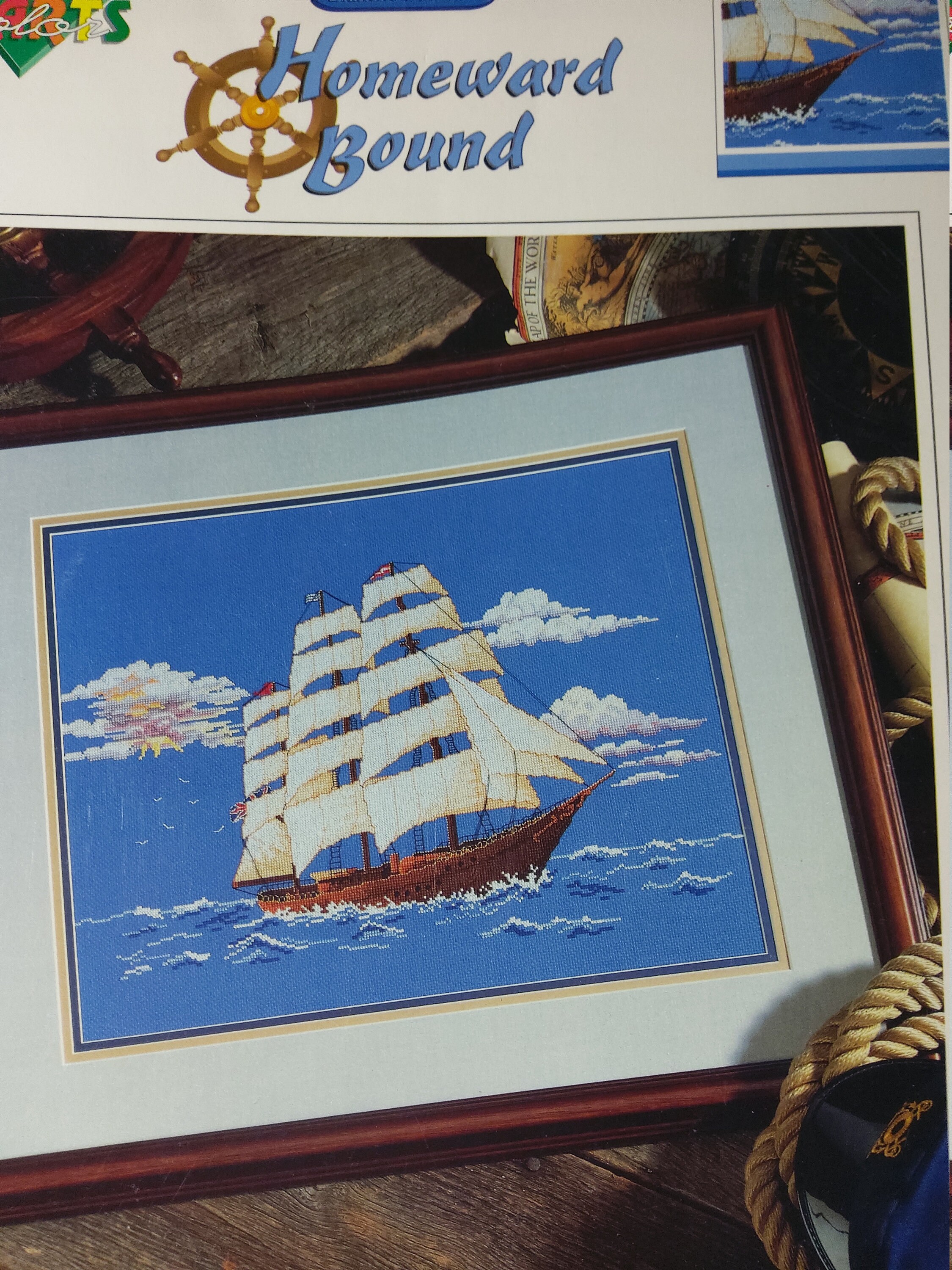 Homeward Bound Counted Cross Stitch Chart Sewing & Fiber Cross Stitch