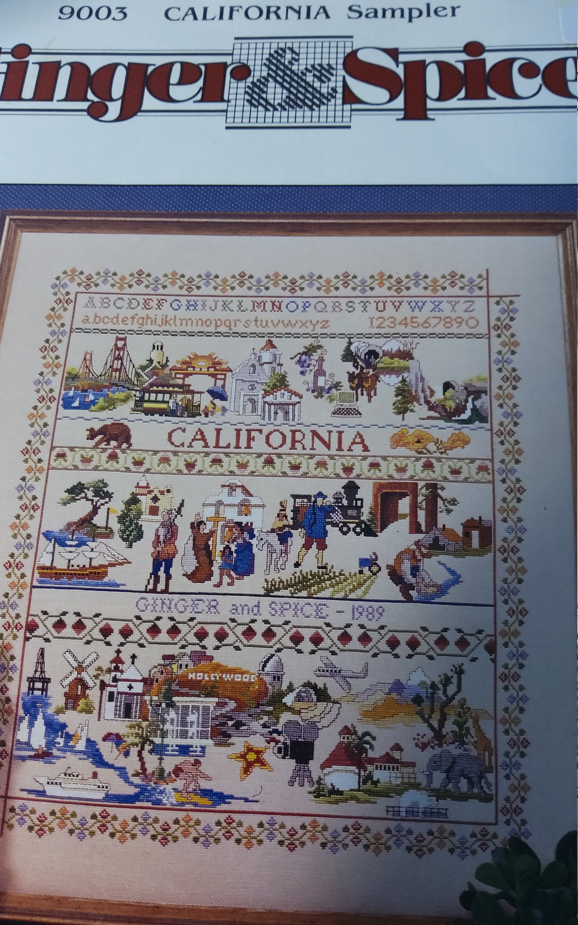 Ginger and Spice California Sampler by Ginger Dancull Gouger Etsy