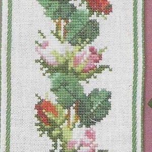 Permin of Copenhagen Flowers in a Row Cross Stitch Ulotka 155173 OOP Darmowa wysyłka