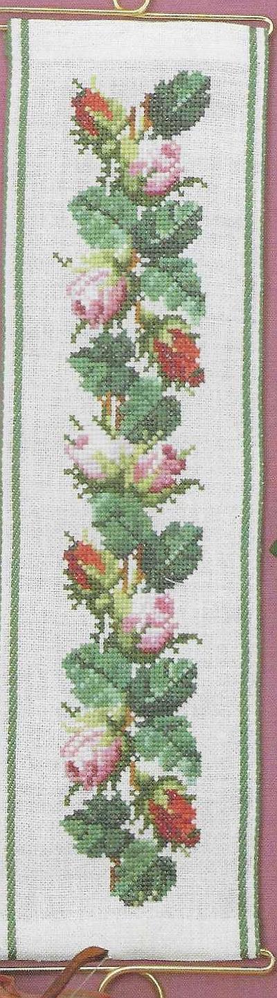 Permin of Copenhagen Flowers in a Row Cross Stitch Leaflet 155173