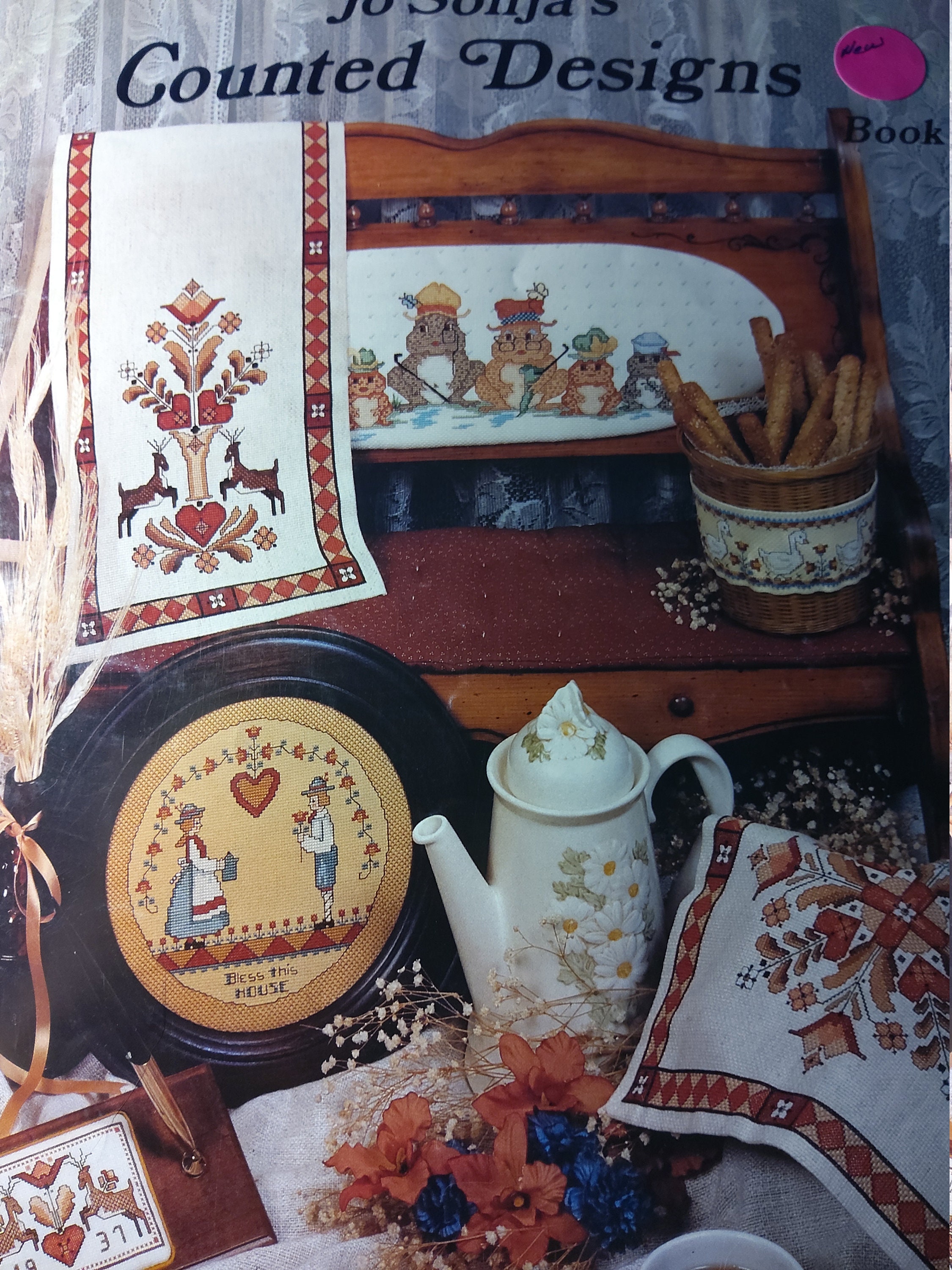 Jo Sonja's Counted Designs Book 2 by Jo Sonja Cross Stitch Etsy