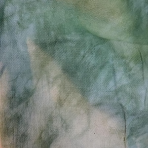 Zweigart 20 count Sage and Teal Hand Dyed Aida 17 x 23 Cross Stitch Fabric