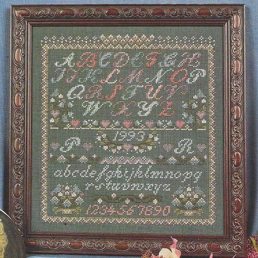 Pat Rogers' Kathleen's Sampler Cross Stitch Pattern OOP - Etsy